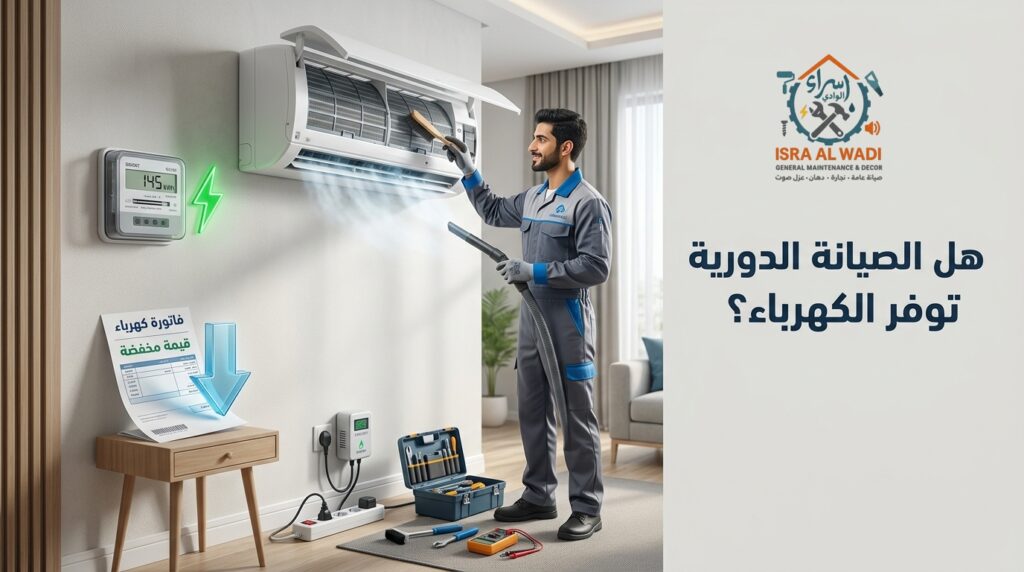 هل الصيانة الدورية توفر الكهرباء؟